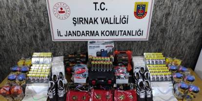 Şırnak’ta, 5 milyon 90 bin TL değerinde kaçak malzeme ele geçirildi