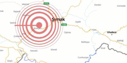 Şırnak’ta Aynı Gün İkinci Deprem Meydana Geldi