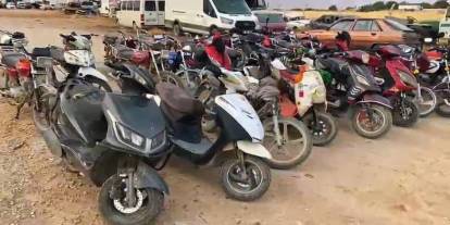 Çalıntı 28 motosiklet ele geçirildi