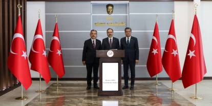 Vali Ekici ve Başkan Yarka’dan Siirt Valisi Kızılkaya’ya Ziyaret