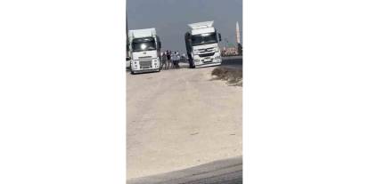 Mardin’de Şoförlerin Ayakkabılı Tekmeli Yol Kavgası