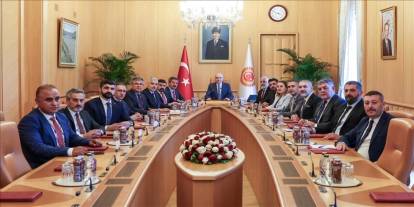 TBMM Başkanı Kurtulmuş, Doğu ve Güneydoğu Anadolu İllerinin Baro Başkanları İle Görüştü