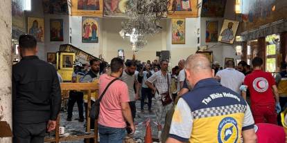 Suriye'de kiliseye düzenlenen saldırıda en az 15 kişi öldü
