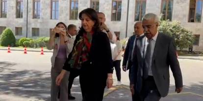 DEM Parti İmralı heyeti Başkan Kurtulmuş'u ziyaret etti