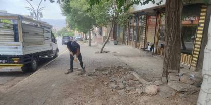 Şırnak Belediyesi'nden Parke Taşı Çalışması