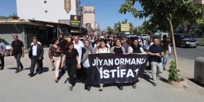 Silopi'de istifa eyleminde gerginlik çıktı!