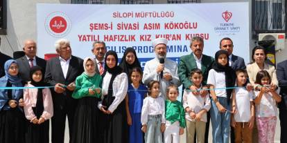 Silopi’de Yapımı Tamamlanan Kur’an Kursunun Açılışı Yapıldı