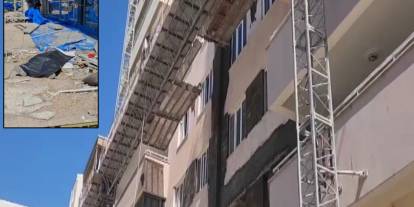 İskele kırılması sonucu düşen 2 işçi hayatını kaybetti, 1 yaralı
