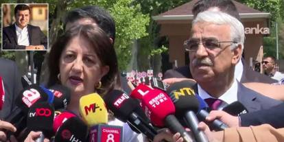 DEM Parti Bakan Tunç'la görüşme sonrası ilk açıklamayı yaptı: Demirtaş detayı dikkat çekti!