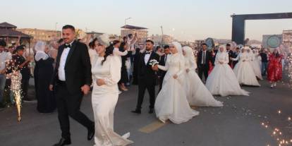 Siirt Emniyeti 40 çift için toplu nikah töreni düzenlendi