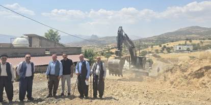 Şırnak’ta İmara Açılan Bölgede Yol Çalışması