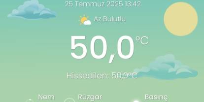Türkiye Ulusal Sıcaklık Rekoru Şırnak’ta Kırıldı! Termometreler 50 Dereceyi Aştı!