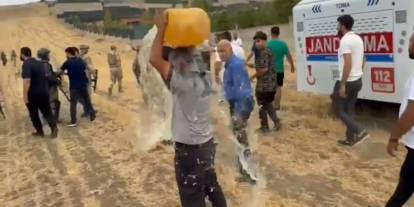 Kaçak Yapıları Yıkılan Aileler Kendini Yakmaya Çalıştı