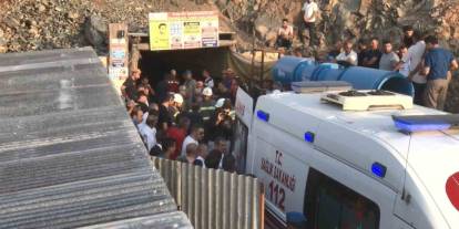 Maden ocağında meydana gelen göçükte 1 işçi hayatını kaybetti
