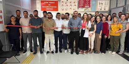 İdil Devlet Hastanesi Fizik Tedavi ve Rehabilitasyon Ünitesi hizmet vermeye başladı