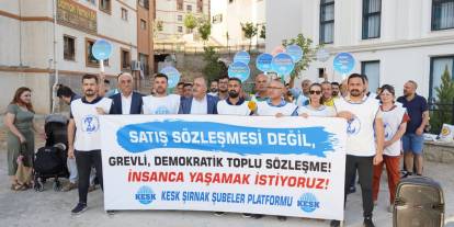 Şırnak KESK’ten Hükümetin TİS Teklifine Tepki: “Sefalet Zammı”