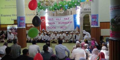 Gercüş’te Yaz Kur’an Kursu Kapanış Programı Düzenlendi