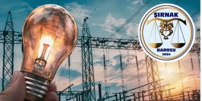 Şırnak Barosu Yüksek Elektrik Faturaları İçin Harekete Geçti! Faturalar İptal Edilsin