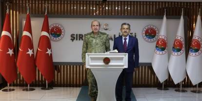 2. Ordu Komutanı Orgeneral Ergün, Şırnak Valisi Ekici'yi ziyaret etti