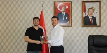 Cizre MEBBİS ve Bilgi İşlem Yöneticisi Ali Defterli’den İke'ye Veda Ziyareti