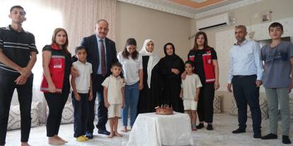 Şırnak'ta Şehit Çocuğuna Doğum Günü Sürprizi