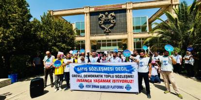 KESK, Hükümetin Zam Teklifine Karşı İş Bıraktı, Basın Açıklaması Yaptı