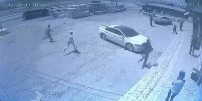 Şırnak’ta Yangına Giden İtfaiye Aracının Devrilmesi Güvenlik Kamerasında