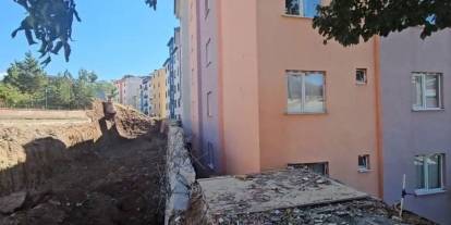 Erzurum'da heyelan: 70 ev boşaltıldı