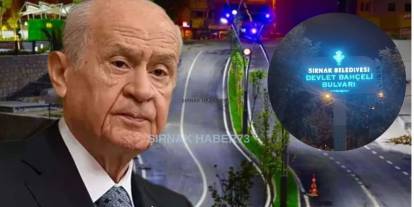 Şırnak’ta Gündem Olan Karar: Hakkari Bulvarı’nın Adı “Devlet Bahçeli Bulvarı” Oldu