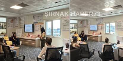 Şırnak’ta Anne Adaylarına Gebelik ve Emzirme Eğitimi