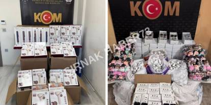 Şırnak'ta 7 Milyon TL Değerinde Kaçak Malzeme Yakalandı: 2 Kişi Gözaltına Alındı