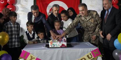Şırnak’ta şehit çocuklarına anlamlı sürpriz yapıldı