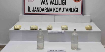 Van’da operasyonda kilolarca uyuşturucu madde ele geçirildi