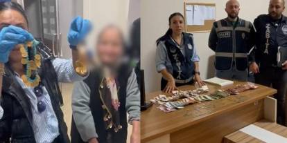 Dilencinin üzerinden 67 çeyrek altın ve para çıktı