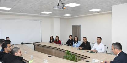 Şırnak Gençlik ve Spor İl Müdürü Din, Yeni Personelle Bir Araya Geldi