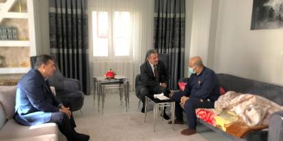Şırnak Valisi Ekici ve Başkan Gelişten, Genel Sekreter Sakın'a Ziyaret