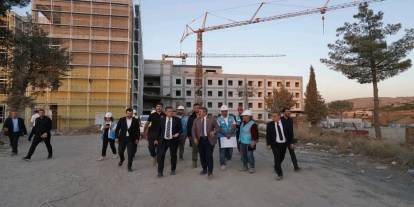 Şırnak’ta 500 Yataklı Bölge Hastanesi’nde çalışmalar sürüyor