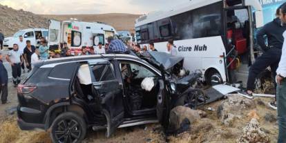 Şırnak’ta otobüs ile otomobilin çarpıştığı kazada yaralananların bilgileri belli oldu