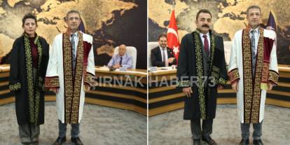 Şırnak Üniversitesi'nde 2 Öğretim Üyesi Doçentlik ve Profesörlük Unvanı Aldı