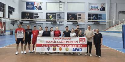 112 Ailesi Sahada! Voleybol Turnuvasında Dostluk ve Dayanışma Rüzgarı Esti