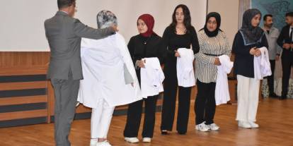 Şırnak Üniversitesinde Beyaz Önlük Giyme Töreni Düzenlendi