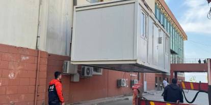 AFAD'tan Şırnak Devlet Hastanesine 10 Adet Yaşam Konteyneri