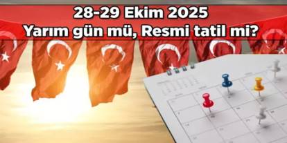 28 Ekim Salı Okullar Tatil mi? 29 Ekim Cumhuriyet Bayramı Öncesi Dersler Saat Kaçta Bitecek?