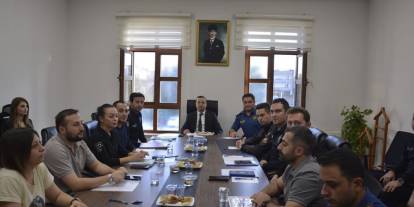 Kaymakam Baycar’dan Yeni İlçe Emniyet Müdürü Tufan’a Ziyaret