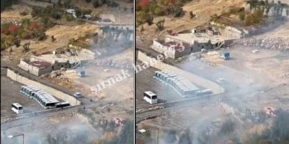 Şırnak Merkezde Korkutan Yangın