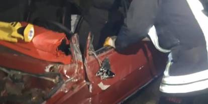 Şarampole devrilen otomobilin sürücüsü hayatını kaybetti