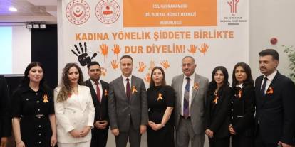 İdil’de 25 Kasım Kadına Yönelik Şiddete Karşı Mücadele Günü Etkinliği Düzenlendi