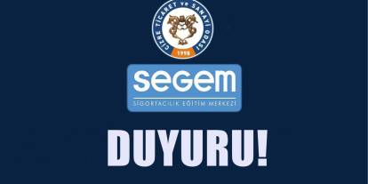 SEGEM Yenileme Eğitimi İçin Son Tarihler Yaklaşıyor! Cizre TSO’dan Üyelere Önemli Uyarı