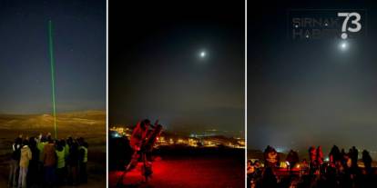 Şırnak’ta “Uzayda Ben de Varım” Projesi Öğrencileri Ay ile Buluşturdu