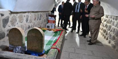 KDP Başkanı Mesut Barzani, Cizre’de tarihi yerleri ziyaret etti